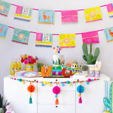PANTIDE Mexican Fiesta One UNO Letter Sign Wooden Table Centerpiece Taco Bout 1st Table Sign for Baby Boy Girl Cinco De Mayo First Birthday Party Supplies Decoration Baby Shower Cake Smash Photo Props