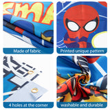 PANTIDE Spiderman Toss Game Banner with 4 Bean Bags, Fun Indoor Outdoor Party Game Activities for Kids and Adults, Avengers Superhero Themed Throwing Games Birthday Party Decoration Supplies Set