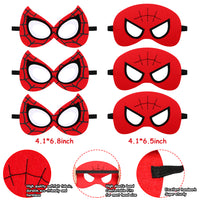 PANTIDE 87Pcs Spiderman Party Decorations Favors for Kids Birthday– Spiderman Happy Birthday Banner, Foil Latex Balloons, Masks, Cupcake Toppers, Stickers - Avengers Superhero Birthday Party Supplies