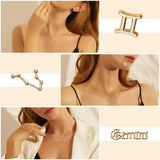 PANTIDE 3Pcs Gemini Zodiac Layer Necklaces for Women Girls Retro Gold Plated 12 Constellation Pendant Letter Necklaces Exquisite Letter Horoscope Old English Zodiac Sign Necklace Jewelry Birthday Gift