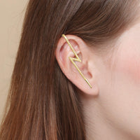 PANTIDE 4Pcs Ear Cuffs Crawler Hook Earrings for Women Girls, Gold Hypoallergenic Piercing Ear Wrap Climbers Earrings, Fashion Classic Sparkling Jewelry Gifts for Birthday Valentine’s Day Anniversary