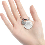 PANTIDE Coworker Leaving Gifts - 3Pcs Going Away Keychains Leaving Away Keychains for Friends Boss Colleague Goodbye Farewell Employees Thank You Retirement Keychains for Women Men with Storage Bags
