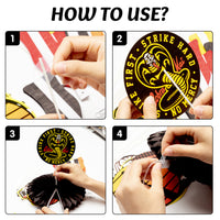 PANTIDE 9Pcs Karate Taekwondo Party Honeycomb Centerpiece Table Toppers Flower Paper Fans Strike First Strike Hard No Mercy Karate Theme Birthday Favors Supplies Decorations for Kids Adults