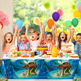 PANTIDE 4Pcs Moana Table Covers for Parties Plastic Disposable Rectangle Tablecloth Moana Themed Birthday Party Decorations Supplies for Kids Tropical Luau Summer Beach Party Baby Shower, 70.9 x 42.5”