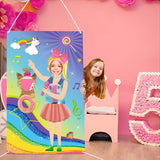 PANTIDE JOJO Photo Door Banner Booth Props Photography Backdrops, 5x3ft JOJO Birthday Party Decorations Supplies Scene Setters Wall Decor, JOJO Large Fabric Photo Background Banner for Party Games