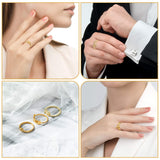 PANTIDE 3Pcs Constellation Zodiac Sign Open Rings for Women Girls, Retro Gold Plated 12 Constellation Finger Rings, Exquisite Letter Horoscope Old English Zodiac Sign Rings Jewelry for Birthday Gift