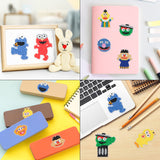 PANTIDE 16Pcs 5D DIY Diamond Painting Stickers Kits for Kids, Sesame Elmo Cookie Monster Theme Diamond Arts Craft Mosaic Stickers, Handmade Paint by Numbers Kits for Children and Adult Beginners
