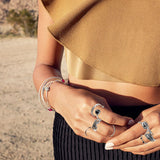 PANTIDE Vintage Punk Rings Set Gothic Knuckle Midi Rings Adjustable Alloy Chain Belt Cross Stackable Finger Half Open Rings Cool Fashion Joint Jewelry for Women Men (Silver) 22Pcs