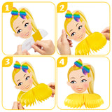 PANTIDE 6 Packs JoJo Honeycomb Centerpieces Table Toppers, Creative Double-Sided JoJo Rainbow Unicorn Themed Table Decoration Party Favors Photo Booth Props for Kids Girls Birthday Party