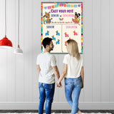 PANTIDE Mexican Fiesta Gender Reveal Party Games for Guests Senor or Senorita Cast Your Vote Gender Reveal Poster Mexican Horse Pin Game Party Supplies for Boy or Girl Welcome Party Baby Shower