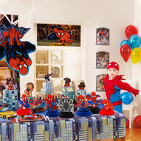 PANTIDE 7Pcs Spiderman Honeycomb Centerpieces Table Topper, Double-Sided Spiderman Table Decor, Avengers Superhero Themed Party Favors Decorations Photo Booth Props for Kids Birthday Party Supplies