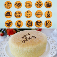 PANTIDE 40 Pcs Cake Stencil Templates Decoration Reusable Plastic Stencils Latte Art Designer for Coffee Cake Cookie Chocolate Candy Sugar Powder Card Drawing Templates Baking Tools Decoration Molds