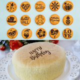 PANTIDE 40 Pcs Cake Stencil Templates Decoration Reusable Plastic Stencils Latte Art Designer for Coffee Cake Cookie Chocolate Candy Sugar Powder Card Drawing Templates Baking Tools Decoration Molds