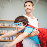 PANTIDE 24Pcs DIY Superhero Masks,Multicolored Superhero Party Supplies for Kids