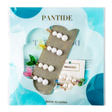 PANTIDE 8 Packs Mermaid Tail Pearl Hair Clips Set, 8 Colors Metal Hair Clips elegant Hair Barrettes Headwear with Pearl Fashion Sweet Hairpins for Girls Women Hair Accessories Daily Wedding Party Gift