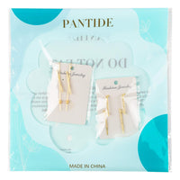 PANTIDE 4Pcs Ear Cuffs Crawler Hook Earrings for Women Girls, Gold Hypoallergenic Piercing Ear Wrap Climbers Earrings, Fashion Classic Sparkling Jewelry Gifts for Birthday Valentine’s Day Anniversary