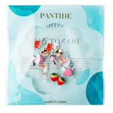 PANTIDE 8 Pairs Funny Dangle Earrings Gummy Bear Goldfish Water Bottle Paint Palette Earrings Strawberry Mushroom Milk Tea Egg Dangle Hook Pendant Earrings Cute Creative Unique Earrings for Women Girl