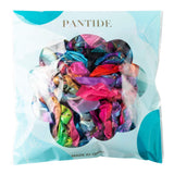 PANTIDE 24Pcs Shiny Metallic Bow Scrunchies, Rabbit Ear Dazzling Mermaid Colors Hair Scrunchies Cute Elastic Large Hair Bands Scrunchies Ponytail Holders Hair Ties for Girls Women Hair Accessories