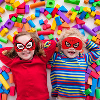 PANTIDE 87Pcs Spiderman Party Decorations Favors for Kids Birthday– Spiderman Happy Birthday Banner, Foil Latex Balloons, Masks, Cupcake Toppers, Stickers - Avengers Superhero Birthday Party Supplies