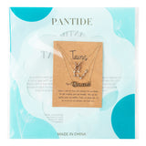 PANTIDE 3Pcs Taurus Zodiac Layer Necklaces for Women Girls Retro Gold Plated 12 Constellation Pendant Letter Necklaces Exquisite Letter Horoscope Old English Zodiac Sign Necklace Jewelry Birthday Gift