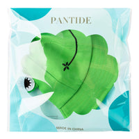 PANTIDE 2 Packs Cute Frog Bucket Hats Parent-Child Hats, Green Wide Brim Fisherman Hats, Polyester Bucket Summer Sun Protection Anti UV Hats, Packable Unique Family Matching Hats for Parent and Kid