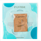 PANTIDE 3Pcs Constellation Zodiac Layer Necklaces for Women Girls, Retro Gold Plated 12 Constellation Pendant Necklace Exquisite Letter Horoscope Old English Zodiac Sign Necklace Jewelry Birthday Gift