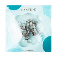 PANTIDE 15Pcs Vintage Punk Rings Set, Stainless Steel Gothic Alloy Biker Adjustable Rings, Skeleton Skull Evil Eye Chinese Dragon Claw Octopus Dragon Rings, Fashion Retro Black Silver Antique Jewelry